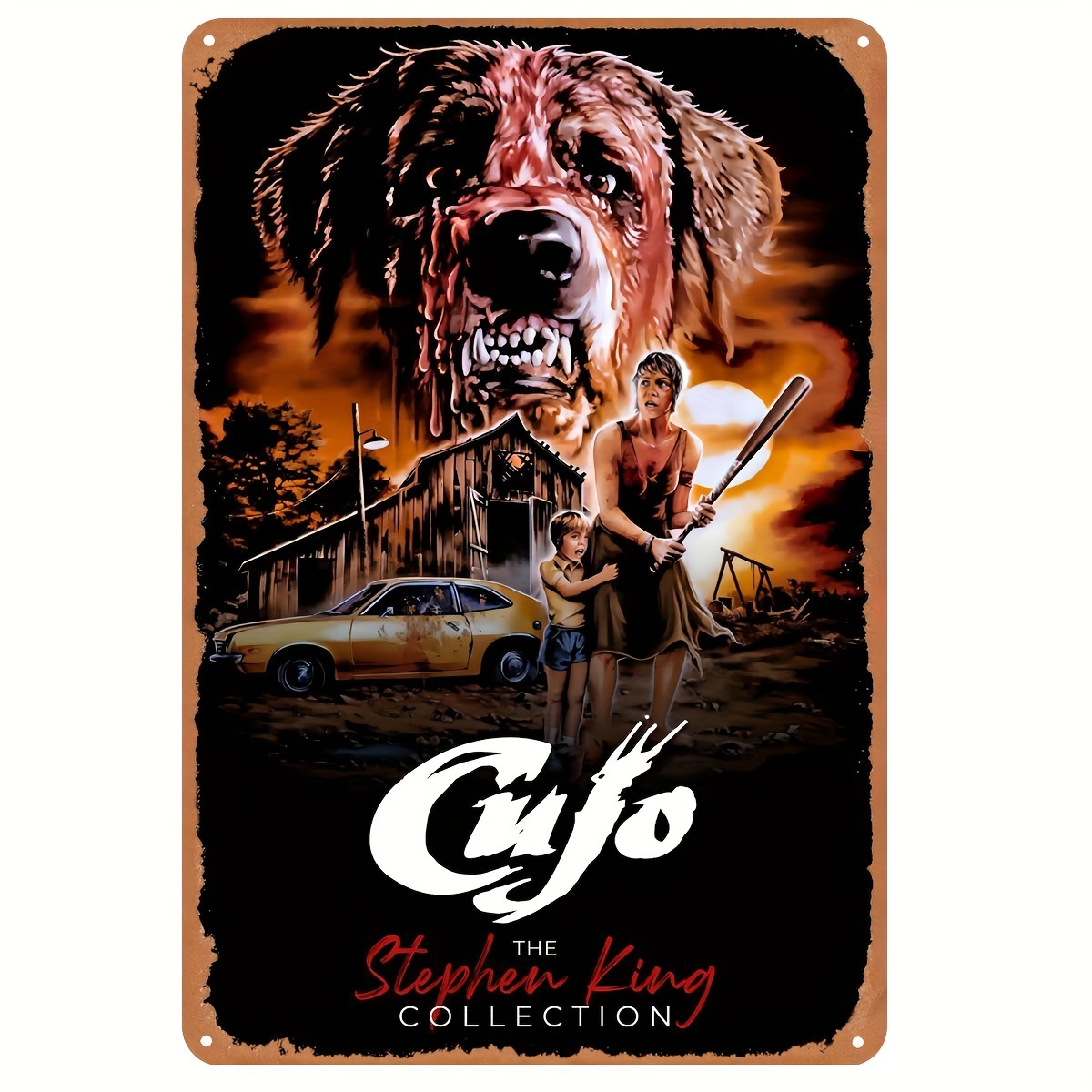 Cujo (1983) Vintage Metal Tin  - Vintage Collectible Tins ulasan dan harga