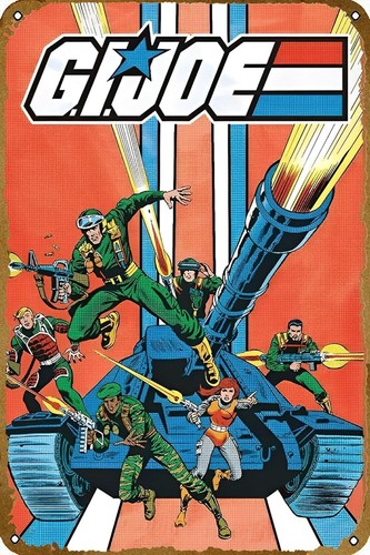 Gi Joe – Tank Poster Vintage R - Vintage Collectible Tins ulasan dan harga