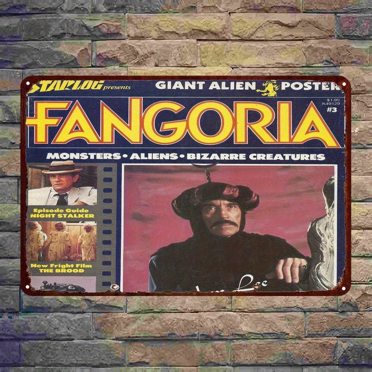 Vintage Fangoria Magazine Cove - Vintage Collectible Tins ulasan dan harga