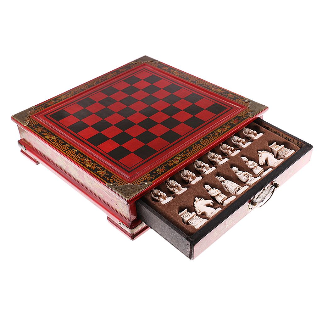 Chinese Chess Set Resin Antiqu - Vintage Collectible Board Games ulasan dan harga