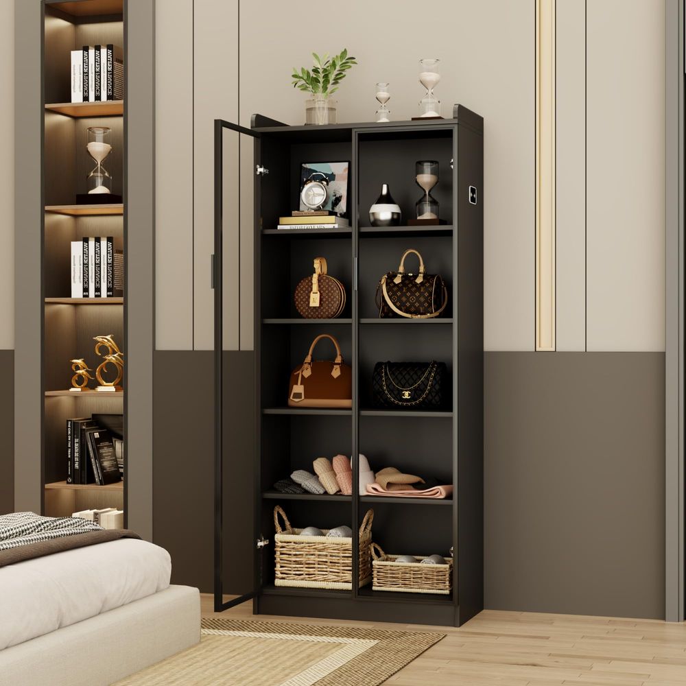 Display Cabinet with Adjustabl - Collectible Collection ulasan dan harga