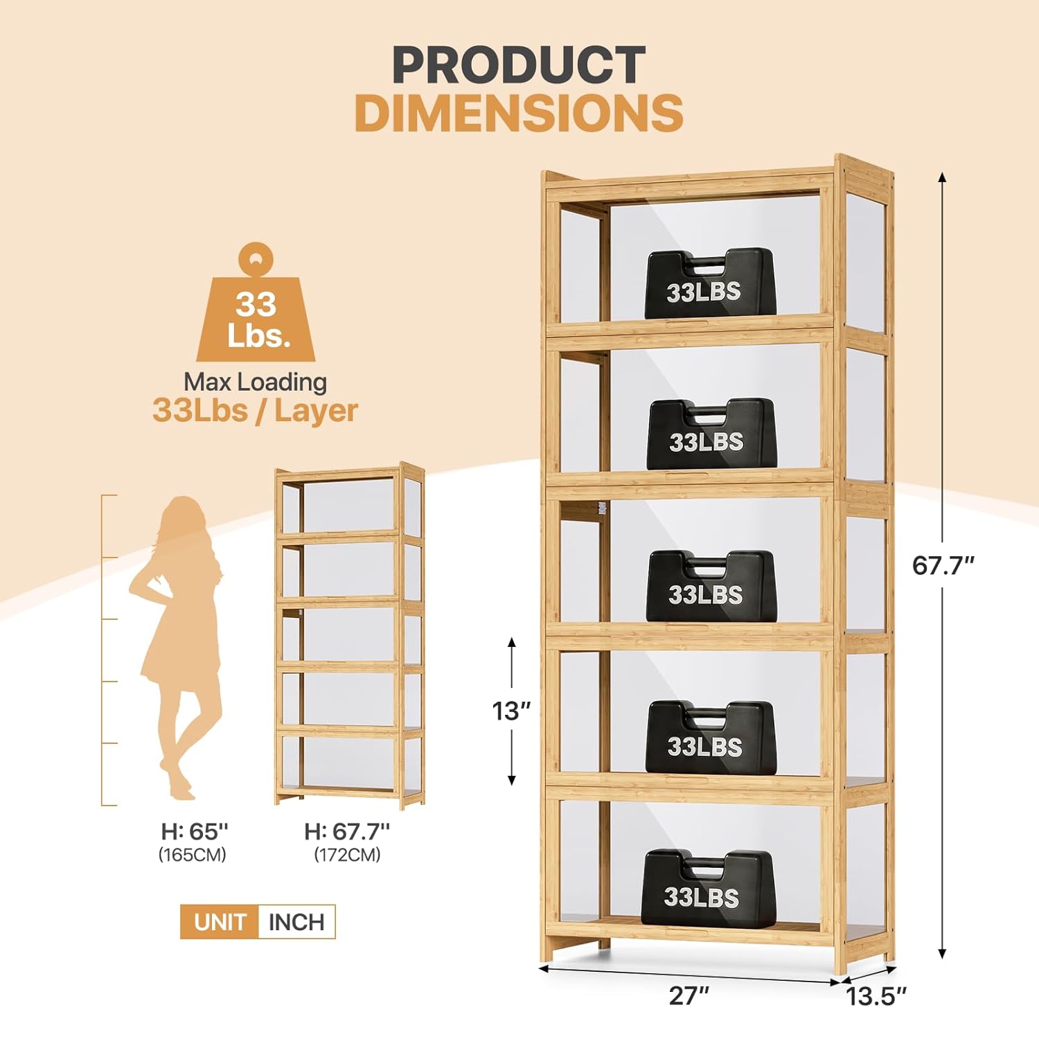 Display Cabinet with Acrylic D - Collectible Collection ulasan dan harga