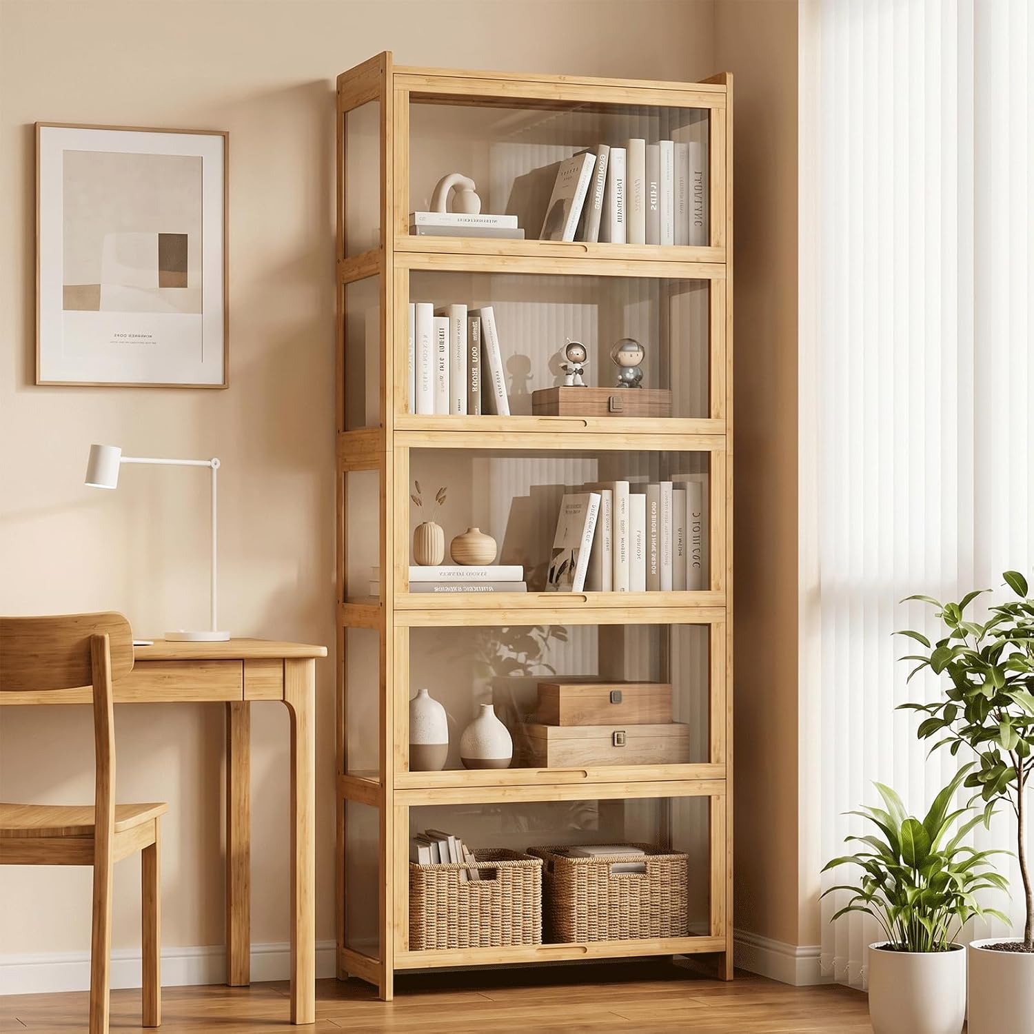 Display Cabinet with Acrylic D - Collectible Collection ulasan dan harga