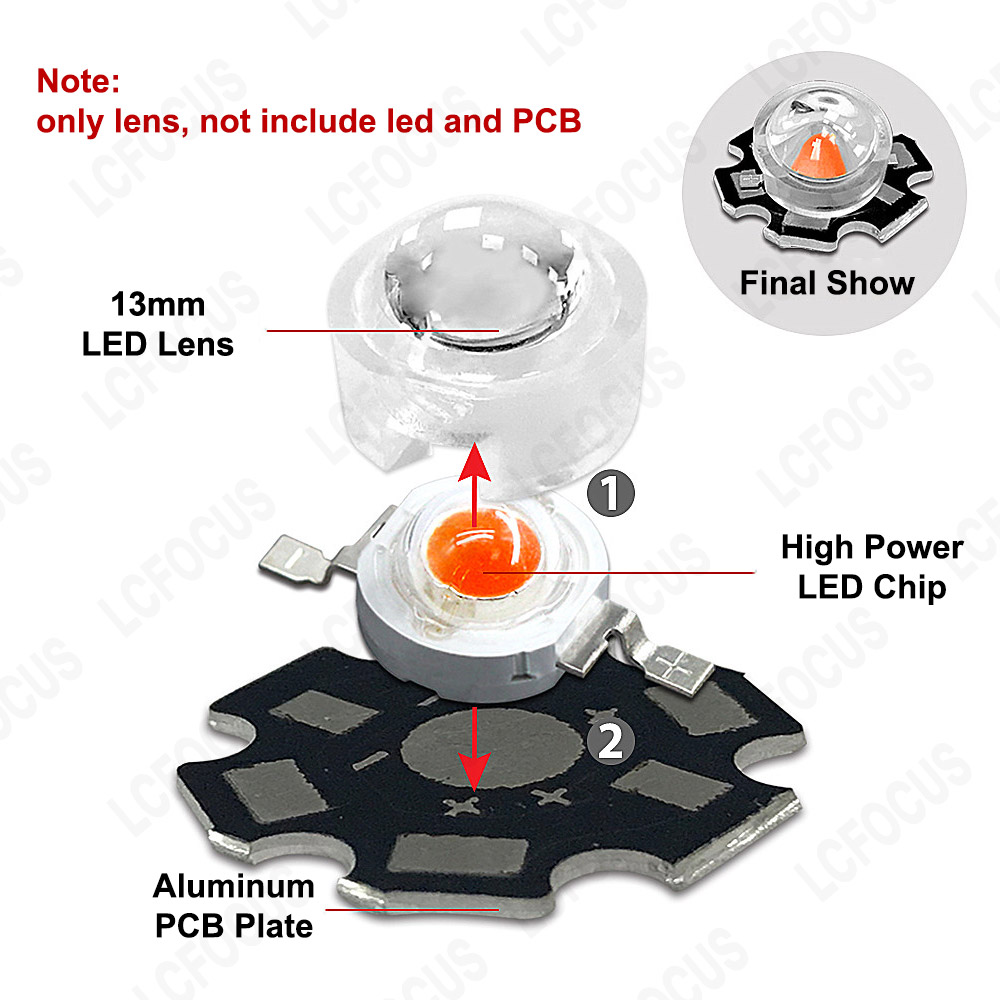 13mm 1W 3W Mini LED Lens 15 30 - Darkroom Enlarger Lens ulasan dan harga