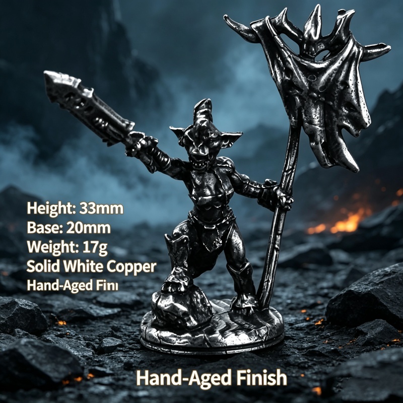White Copper Goblin Warrior Mi - Vintage Collectible Board Games ulasan dan harga