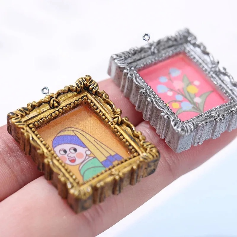 10Pcs Flatback Cabochon Vintag - Vintage Items ulasan dan harga