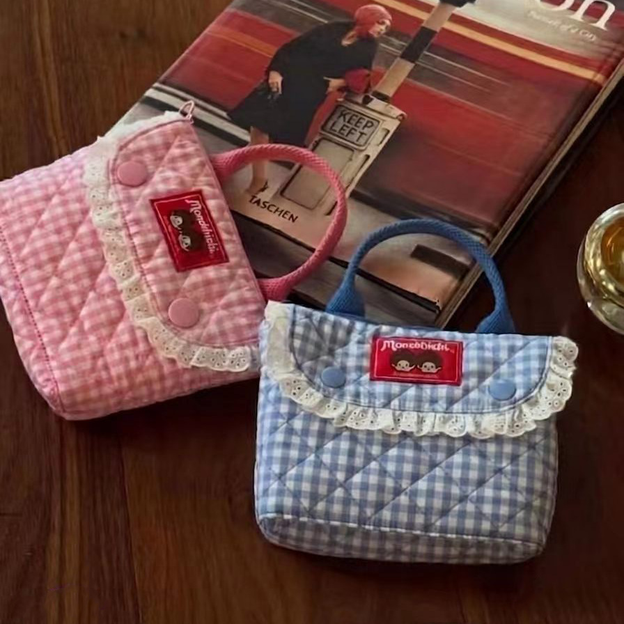 Vintage plaid Munchki cartoon  - Vintage Items ulasan dan harga