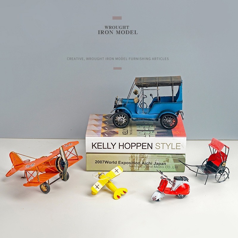 Vintage Retro Metal Plane Moto - Vintage Collectible Tins ulasan dan harga