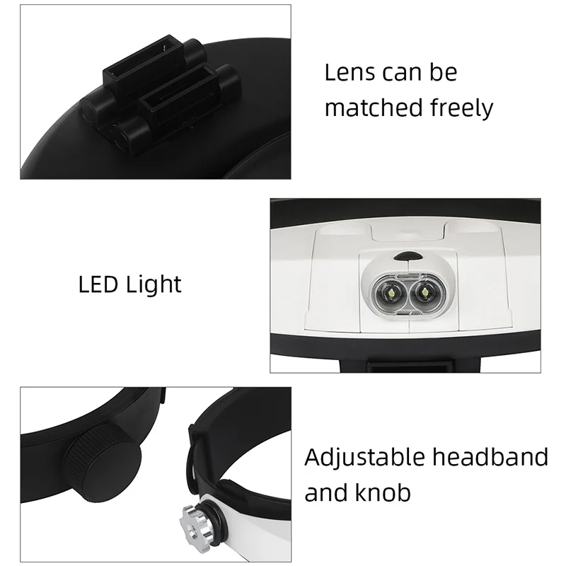 Headband Magnifier Soldering G - Darkroom Enlarger Lens ulasan dan harga
