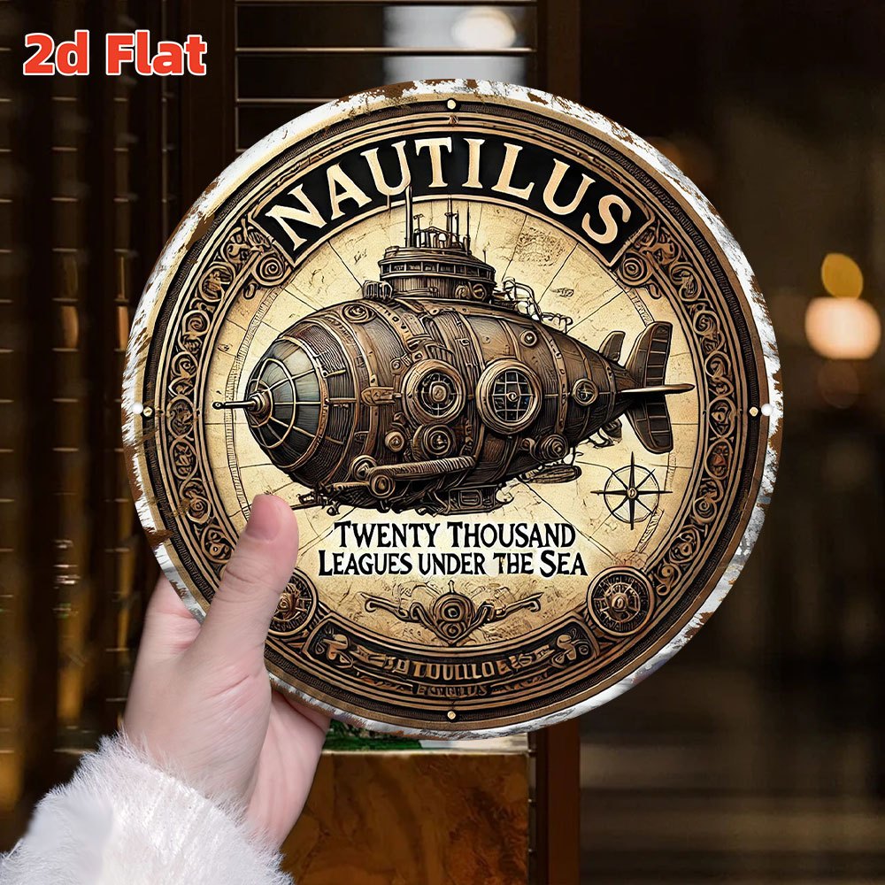 Vintage Nautilus Submarine Wal - Vintage Collectible Tins ulasan dan harga