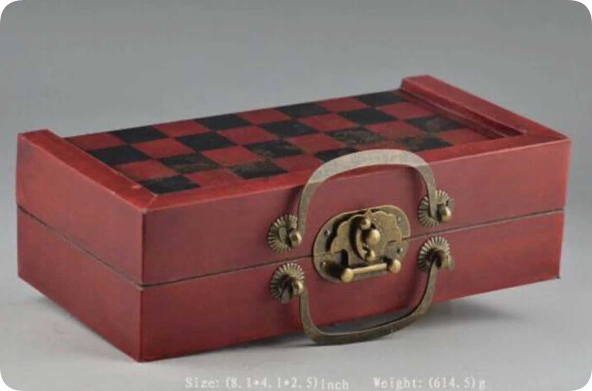Foldable Vintage Chess Set Boa - Vintage Collectible Board Games ulasan dan harga