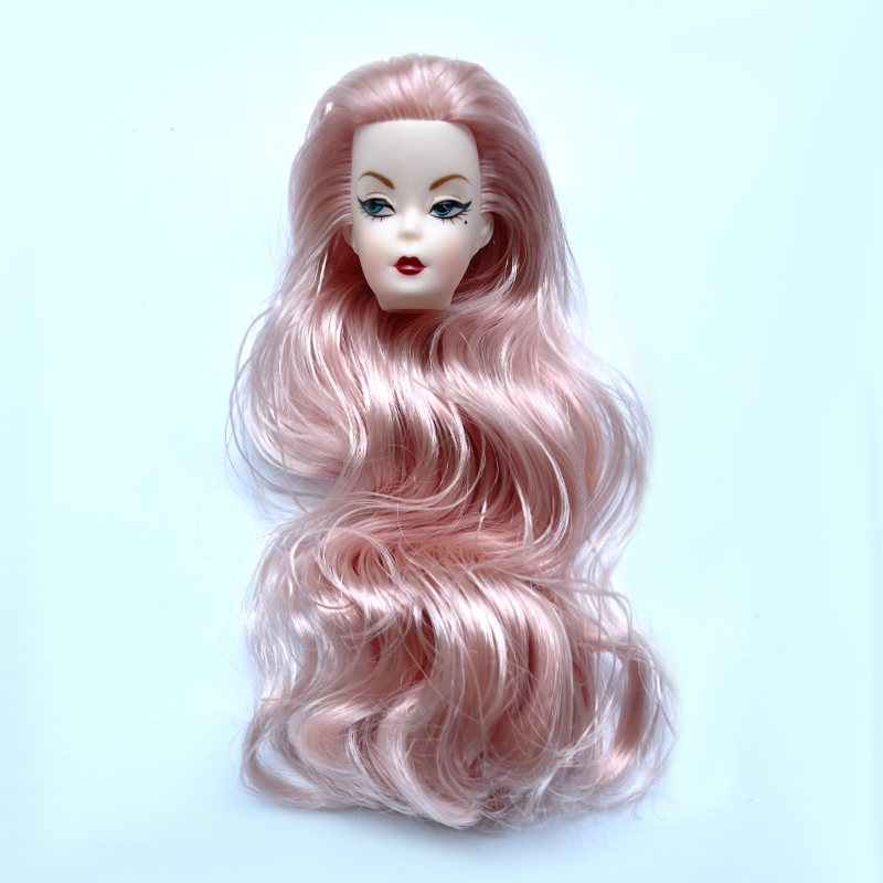 Blue Eye Wavy Curls Hair Doll  - Vintage Items ulasan dan harga