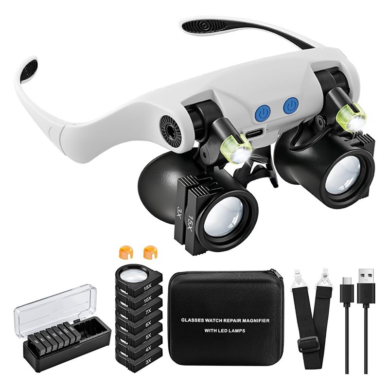 ABUP-LED Light Magnifying Glas - Darkroom Enlarger Lens ulasan dan harga