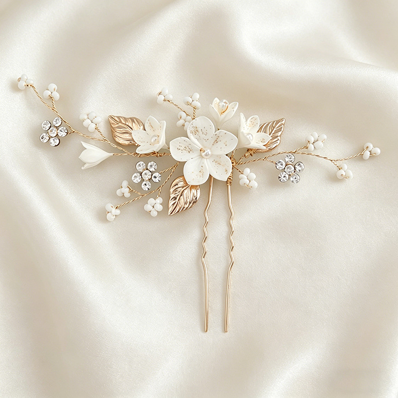 Bride Headpiece Hairpin Pearl  - Vintage Items ulasan dan harga