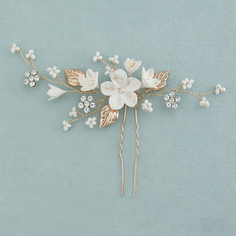 Bride Headpiece Hairpin Pearl  - Vintage Items ulasan dan harga