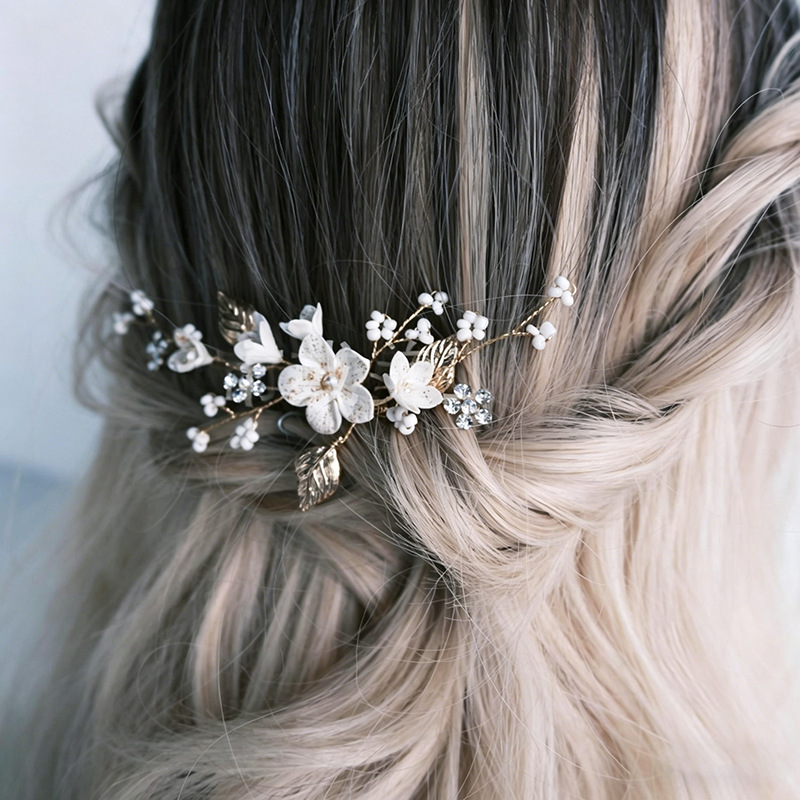 Bride Headpiece Hairpin Pearl  - Vintage Items ulasan dan harga