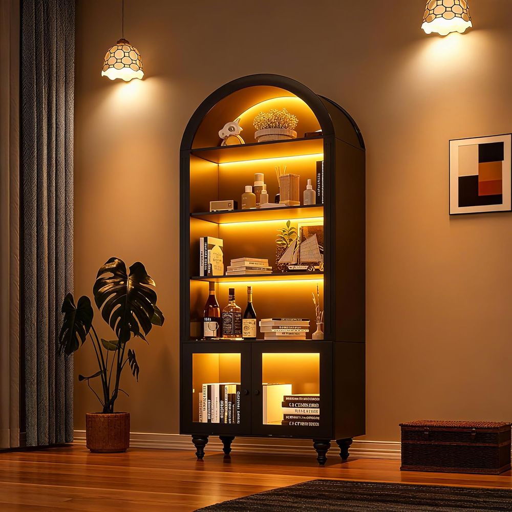 Wooden Arched Display Storage  - Collectible Collection ulasan dan harga