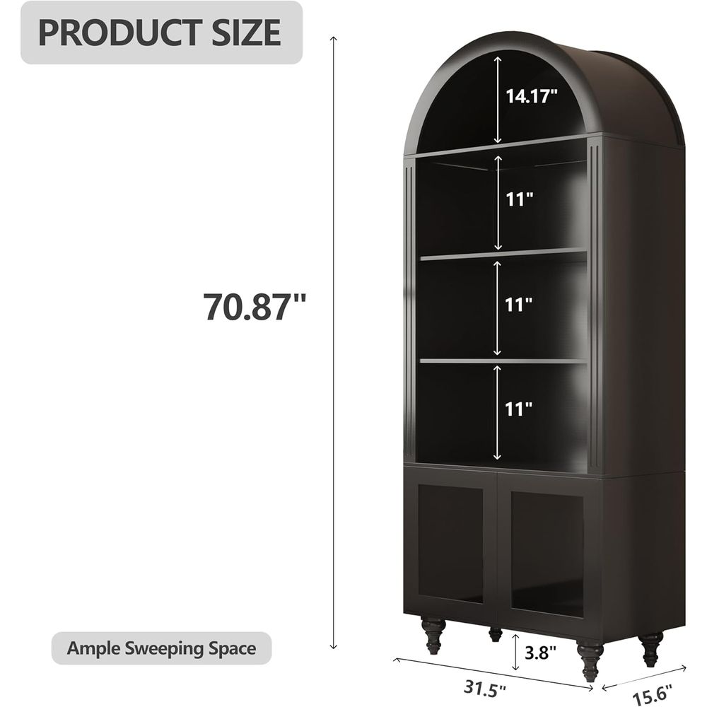 Wooden Arched Display Storage  - Collectible Collection ulasan dan harga