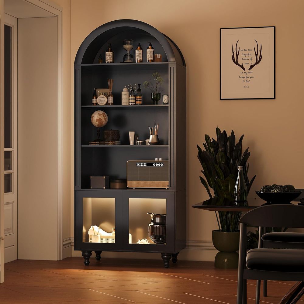 Wooden Arched Display Storage  - Collectible Collection ulasan dan harga