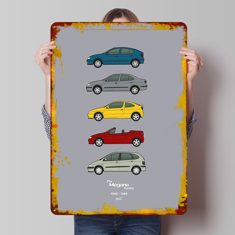 Sports Car Megane Collection 1 - Vintage Collectible Tins ulasan dan harga