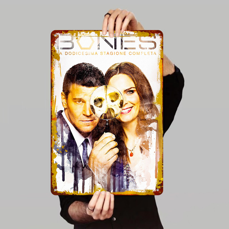 Bones Season 12 Poster Metal T - Vintage Collectible Tins ulasan dan harga