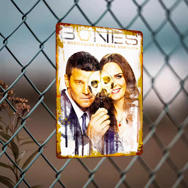 Bones Season 12 Poster Metal T - Vintage Collectible Tins ulasan dan harga