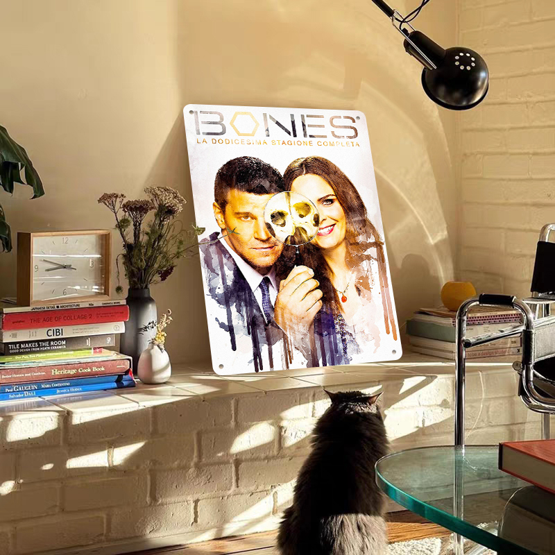 Bones Season 12 Poster Metal T - Vintage Collectible Tins ulasan dan harga