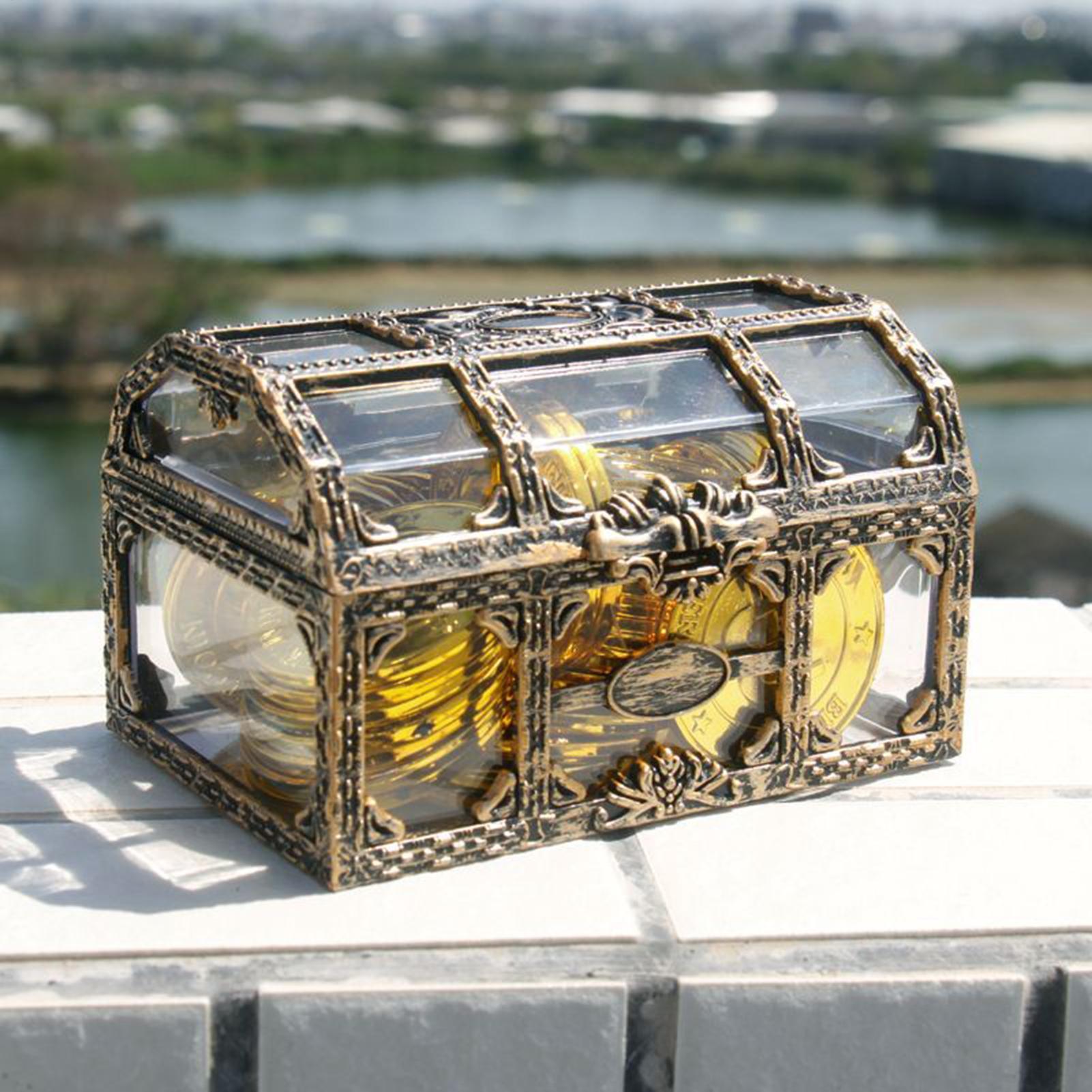 Pirate Jewelry Chest Transpare - Vintage Items ulasan dan harga